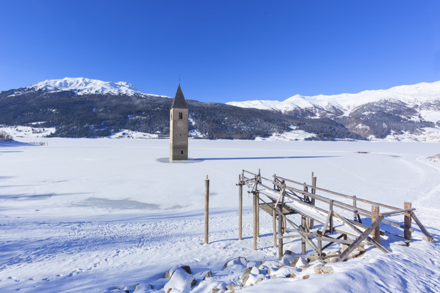 Wintersport Graun im Vinschgau